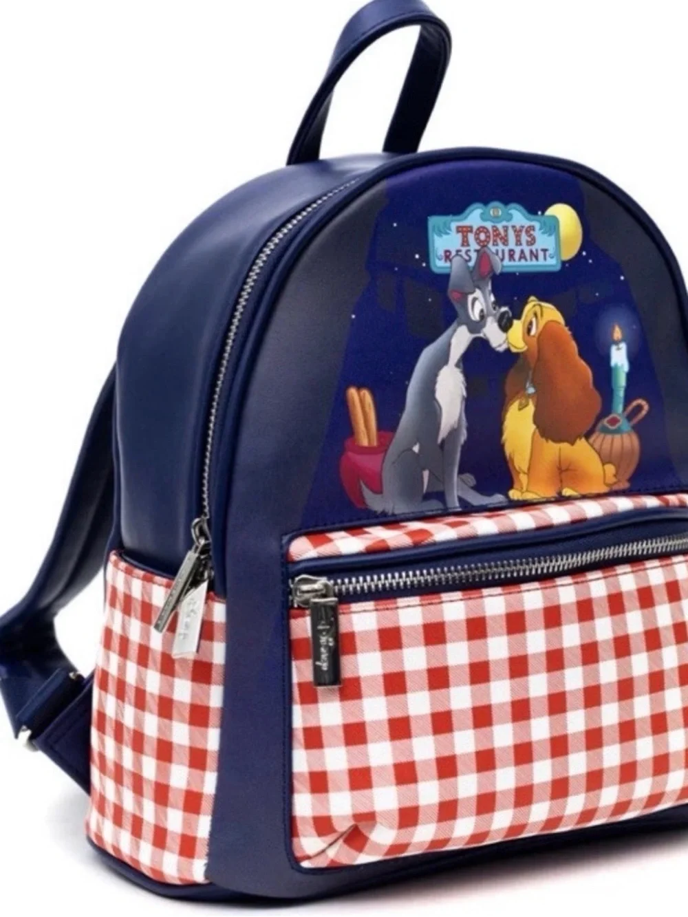 NWTDanielle Nicole Disney Lady and the Tramp Backpack w/cardholder - Picture 3 of 13